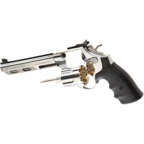 HFC 6 Inch Gas Non Blow Back Revolver - Silver