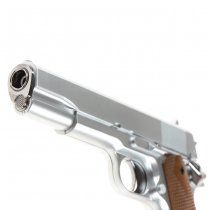 HFC M1911 Gas Non Blow Back Pistol - Silver