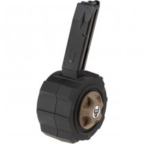 HFC M9 200rds Gas Drum Magazine - Black