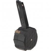 HFC M9 200rds Gas Drum Magazine - Black