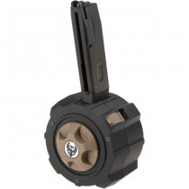 HFC M9 200rds Gas Drum Magazine - Black