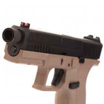 KJ Works KP-13 TBC Gas Blow Back Pistol - Tan