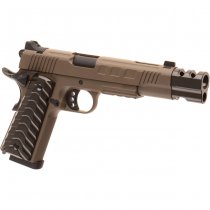 KJ Works KP-16 Co2 Blow Back Pistol - Tan