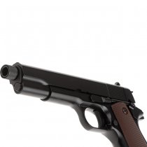 KJ Works M1911 TBC Gas Blow Back Pistol - Black