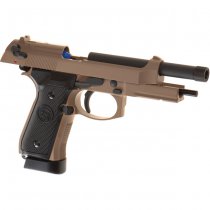 KJ Works M9 A1 TBC Co2 Blow Back Pistol - Tan