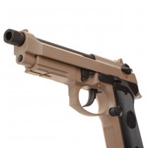 KJ Works M9 A1 TBC Co2 Blow Back Pistol - Tan