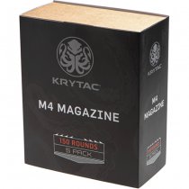 Krytac M4 150rds Magazine 5-Pack - Dark Earth
