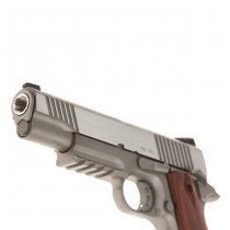 KWC TAC 1911 Co2 Blow Back Pistol - Silver
