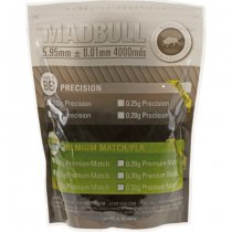 Madbull 0.25g Bio Premium Match Grade PLA 4000rds - White