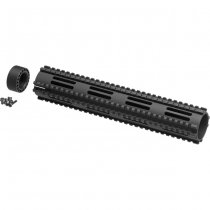 Madbull Dragon Fire CNC Handguard 12.5 Inch - Black