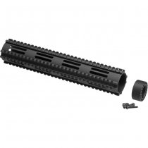 Madbull Dragon Fire CNC Handguard 12.5 Inch - Black