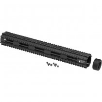 Madbull Dragon Fire CNC Handguard 16.25 Inch - Black