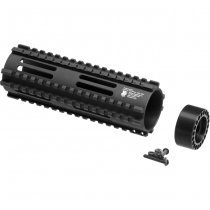 Madbull Dragon Fire CNC Handguard 7.125 Inch - Black