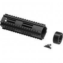 Madbull Dragon Fire CNC Handguard 7.125 Inch - Black