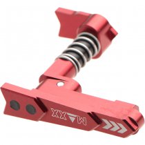 Maxx Model CNC Aluminum Advanced Magazine Release Style A - Red