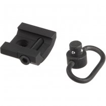 METAL GS Type QD Sling Swivel Rail Mount - Black