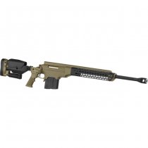 S&T A338 Spring Sniper Rifle & Silencer - Tan