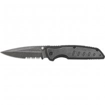 Schrade SCH505S Serrated Folder - Black