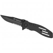 Smith & Wesson Extreme Ops SWA24S Serrated Folder - Black