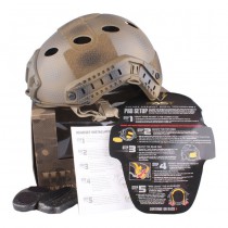 Emerson FAST Carbon Style Helmet - Custom Camo 2