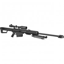 Snow Wolf Barrett M82A1 Spring Sniper Rifle Set - Black