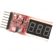 VB Power Simple Voltage Display 1-6S Li-Po Voltage Meter