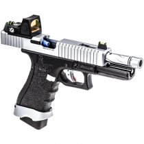 Vorsk EU17 & BDS Gas Blow Back Pistol - Chrome