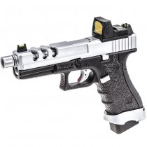 Vorsk EU17 Vented & BDS Gas Blow Back Pistol - Chrome