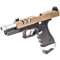 Vorsk EU17 Vented Gas Blow Back Pistol - Dual Tone