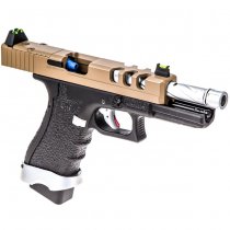 Vorsk EU17 Vented Gas Blow Back Pistol - Dual Tone