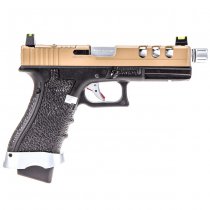 Vorsk EU17 Vented Gas Blow Back Pistol - Dual Tone