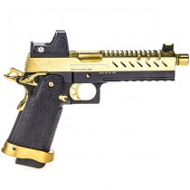 Vorsk Hi-Capa 5.1 & BDS Gas Blow Back Pistol - Gold