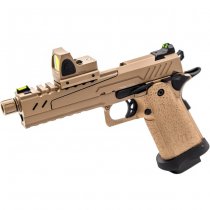 Vorsk Hi-Capa 5.1 Split Slide & BDS Gas Blow Back Pistol - Tan