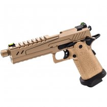 Vorsk Hi-Capa 5.1 Split Slide Gas Blow Back Pistol - Tan