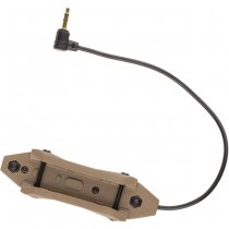 WADSN Tactical Augmented Dual Function Tape Switch 3.5mm - Dark Earth
