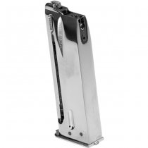 WE BN Hi-Power 20rds Gas Magazine - Silver