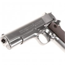 WE Colt M1911 Gas Blow Back Pistol - Silver