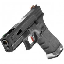 WE G-Force 17 BK Silver Barrel Gas Blow Back Pistol - Black