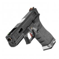 WE G-Force 18C BK Silver Barrel Gas Blow Back Pistol - Black