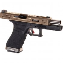 WE G-Force 18C Gas Blow Back Pistol - Gold