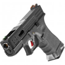 WE G-Force 19 BK Silver Barrel Gas Blow Back Pistol - Black