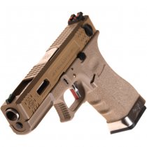 WE G18C V2 Custom Gas Blow Back Pistol - Desert
