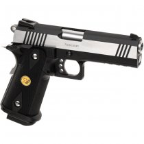 WE Hi-Capa 4.3 OPS Gas Blow Back Pistol - Silver