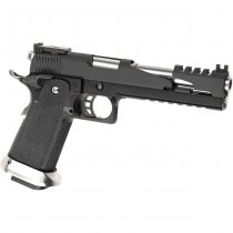 WE Hi-Capa 6 T-Rex Customs Titanium Barrel Gas Blow Back Pistol - Black