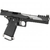 WE Hi-Capa 6 T-Rex Customs Titanium Barrel Gas Blow Back Pistol - Black