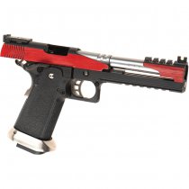 WE Hi-Capa 6 T-Rex Customs Titanium Barrel Gas Blow Back Pistol - Red