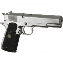 WE M1911 MEU V3 Gas Blow Back Pistol - Silver