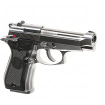 WE M84 Gas Blow Back Pistol - Silver