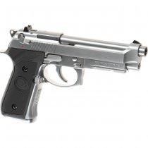 WE M9 A1 V2 Gas Blow Back Pistol - Silver