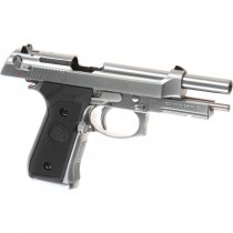 WE M9 A1 V2 Gas Blow Back Pistol - Silver